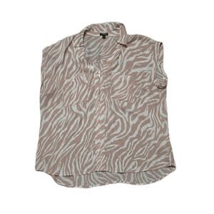 Express Sleeveless Zebra Print Top – XL – Excellent Condition